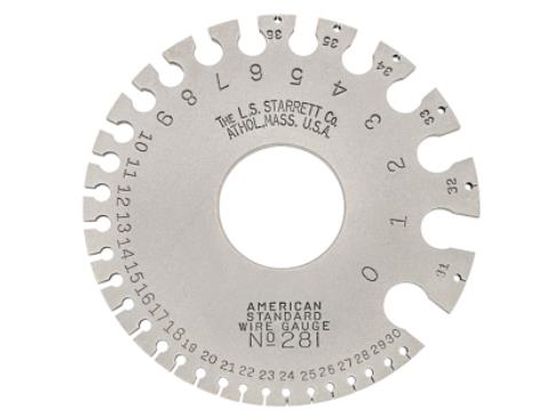 【お取り寄せ】エスコ 針金ゲージ American Standard EA725SD-22