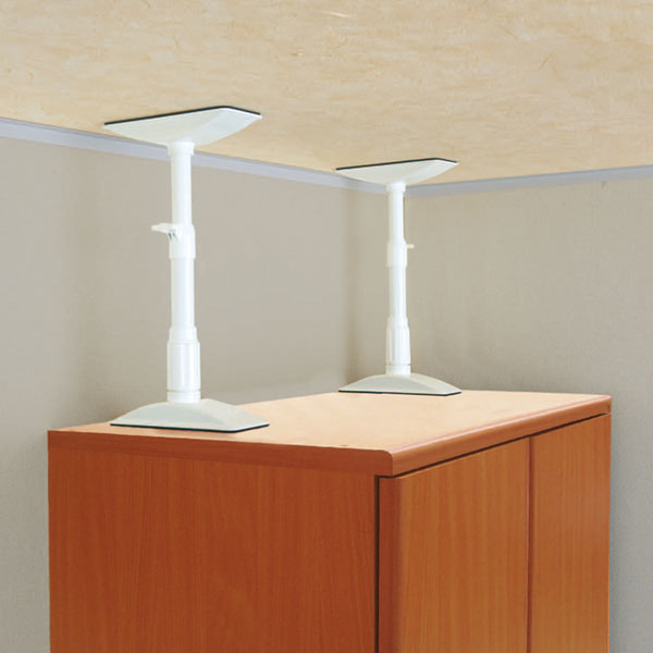 楽天市場】【4本セット】転倒防止 突っ張り棒 (取り付け範囲：約40cm