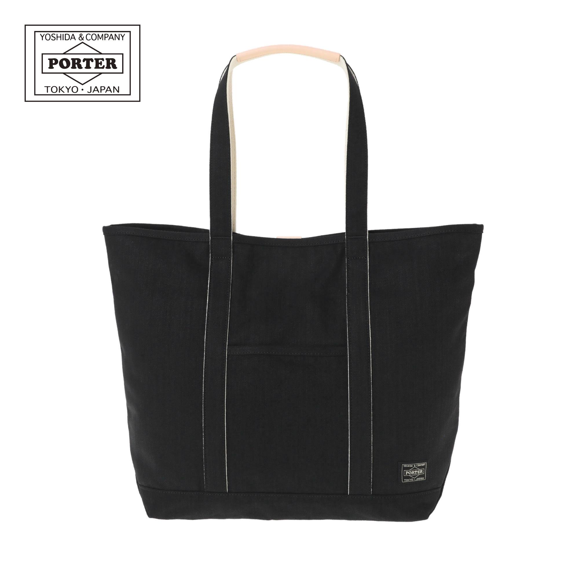 PORTER ネイビートートバッグ BOYFRIEND TOTE（PORTER GIRL） ポーター ボーイフレンドトート