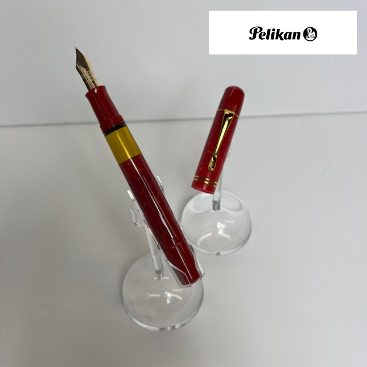 男女兼用 送料無料 限定万年筆 ペリカン Pelikan M101Nbrightred