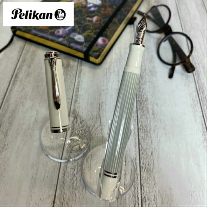 貨物輸送無料  伽藍鳥 Pelikan Souveran M405silverwhite スーベレーン M405 しろがね色白いこと 筆御膳上等筆記具 差し上げ物 差し上げ物 貨物輸送無料  生まれ落ちる日 ラッピング無料 はいり込む祝 就職祝 クリスマス差し上げ物 日用品雑貨・文房具・手芸-万年筆