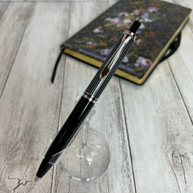 Pelikan Souveran k405 Black Stripeスーベレーン k405 ブラックストライプシルバー