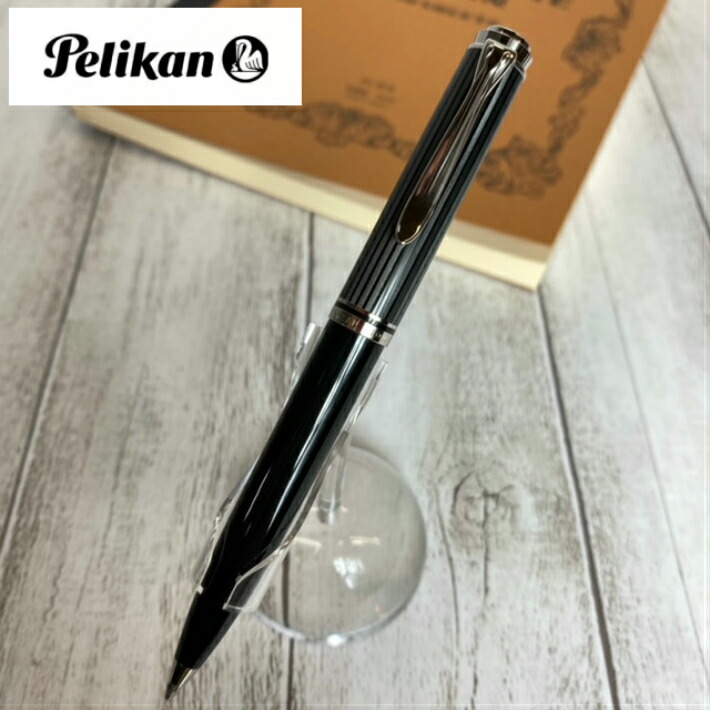 plkb12 ペリカン ボールペン スーベレーンK805 ブラック×シルバー 黒 新品)Pelikan ペリカン ボールペン スーベレーン K805 ブラック