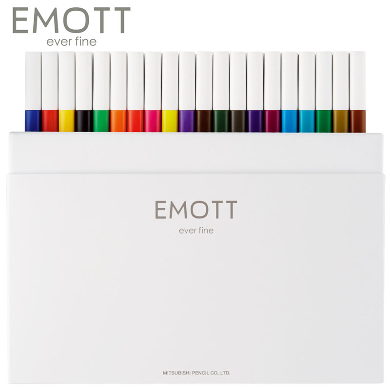【限定版含む】エモット EMMOT 50色セット(計60本) 細字水性サインペン『EMOTT（エモット）』から初の限定品 5色