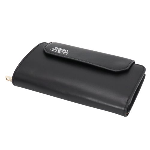 【10%OFFクーポン】AS2OV(アッソブ) LEATHER MOBILE SHORT WALLET モバイルショートウォレット 折財布 レザー ブラック メーカー品番081601-10