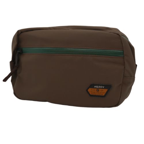 【10%OFFクーポン】AS2OV(アッソブ) WATER PROOF ROUND POUCH 防水 ポーチ チョコ メーカー品番092100-23