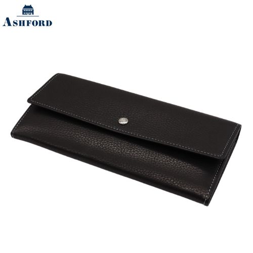 【10%OFFクーポン】アシュフォード ジェム 長札 財布 ブラック×アシュブルー - ASHFORD メーカー品番8908-179