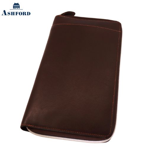 【10%OFFクーポン】アシュフォード ディープ トラベルケース ブラウン Ashford メーカー品番9150-022｜文具のある暮らし