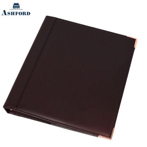 【10%OFFクーポン】アシュフォード システム手帳 レクタングルオルター HB&times;WA5 15mm noteノートタイプ ワインASHFORDメーカー品番6139-048｜文具のある暮らし
