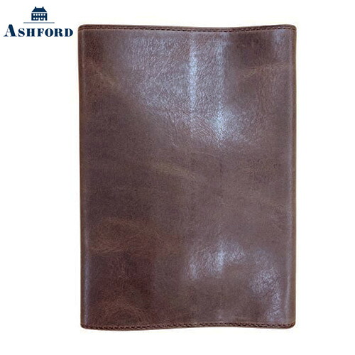 【10%OFFクーポン】アシュフォード ビタリータ ブックカバー 文庫 ブラウン ASHFORD メーカー品番8691-022｜文具のある暮らし