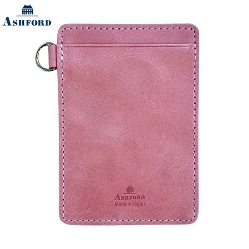 【10%OFFクーポン】アシュフォード ビタリータ 単パスケース ピンク ASHFORD メーカー品番8303-040
