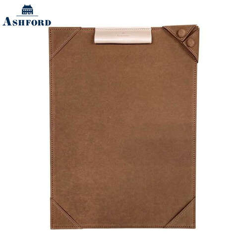 【10%OFFクーポン】アシュフォード ミリクロス ジョッター A4 ライトブラウン ASHFORD メーカー品番9163-020｜文具のある暮らし
