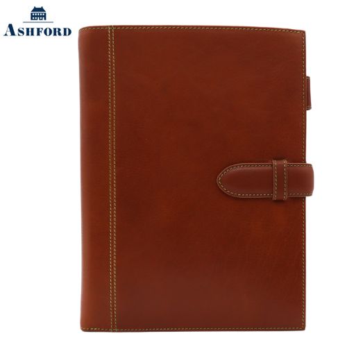 【10%OFFクーポン】アシュフォード システム手帳 ナトゥーラ A5 19mm belt ベルトタイプ ブラウン×ライトグリーン ASHFORD メーカー品番3125-253|文具のある暮らし