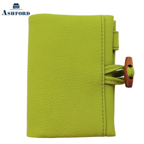 【10%OFFクーポン】アシュフォード システム手帳 抹茶 MICRO5 マイクロ5 13mm トグル留め 萌黄 ASHFORD メーカー品番2162-053|文具のある暮らし