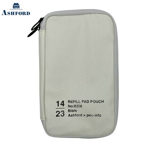 【10%OFFクーポン券】アシュフォード リフィルパッドポーチ pen-info Tools BIBLE 白いこと 取り合わせ万覚え帳 聖書 Ashford 製造業者品番0326-001