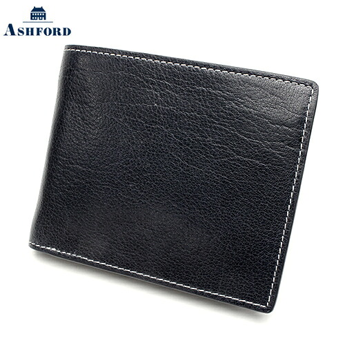 【10%OFFクーポン】アシュフォード ディープ 2つ折ウォレット ネイビー 財布 Ashford メーカー品番8978-077