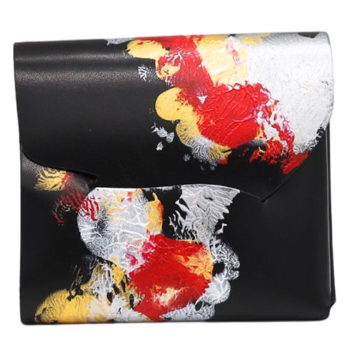 【10%OFFクーポン】所作 CPウォレット3.5 ペイント 三つ折り財布 コンパクト 金魚×ブラック Shosa しょさ 17,019円