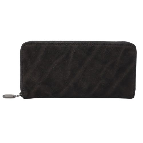 【10%OFFクーポン】ZOO ズー 象革 長財布 小 ラウンドファスナー ウォレット ブラック&times;レッド メーカー品番ZLW-165｜文具のある暮らし