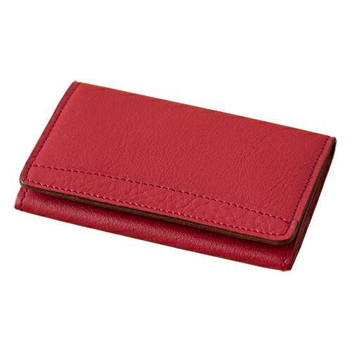 【10%OFFクーポン】ノックス 名刺入れ ピアス シュリンク PEARCE SHRINK レッド KNOX メーカー品番23605940