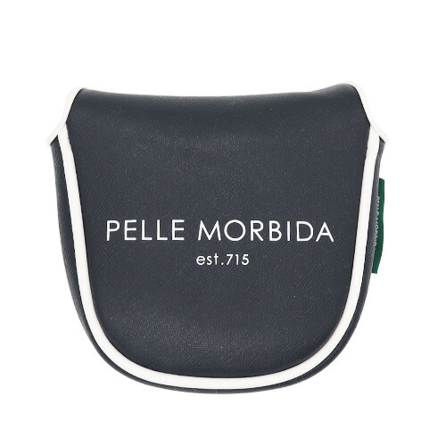 【クーポン対象外】ペッレモルビダGOLF パターケース (マレットタイプ)ネイビー 青 ゴルフ ヘッドカバー PELLEMORBIDA メーカー品番PG010-NVY
