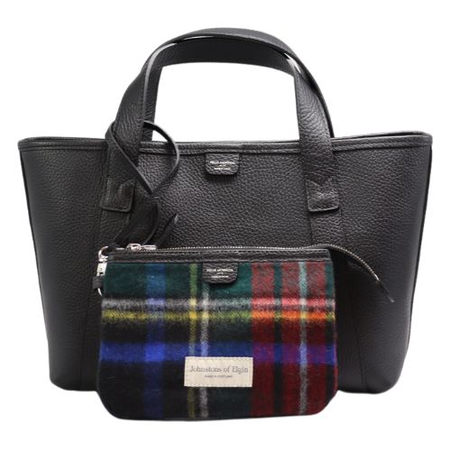 【クーポン券客体外】ペッレモルビダトートバッグJohnstons of Elginジョンストンズオブエルガン 黒 PELLEMORBIDA 製造業者品番PMO-JETE007-BLK