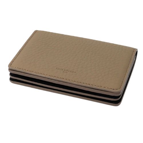 【クーポン対象外】ペッレモルビダ Barca バルカ カードケース 名刺入れ グレージュ PELLE MORBIDA メーカー品番PMO-BA634-GRE|文具のある暮らし