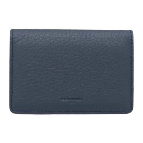 【クーポン対象外】ペッレモルビダ Barca バルカ カードケース 名刺入れ ネイビー PELLE MORBIDA メーカー品番PMO-BA634-NVY|文具のある暮らし