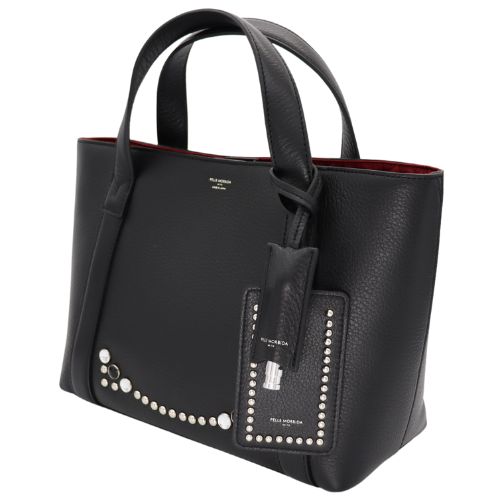【クーポン対象外】ペッレモルビダ London（ロンドン）ミニトートバッグ 鞄 ブラック PELLE MORBIDA メーカー品番PMO-TE007LO-BLK 34,320円