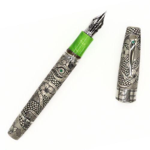 【10%OFF引き換え証】モンテグラッパ イヤーオブザスネーク 筆 F 細字  Montegrappa 製造会社品番1212557F