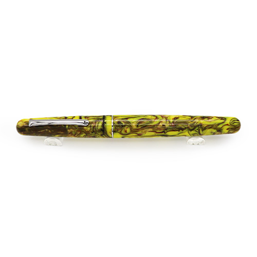 【10%OFFクーポン券】モンテグラッパ エルモ01 ファンタジーブルーム 筆 M中字 花ショウブ黄色 Montegrappa 製造業者品番ISEOR3AY
