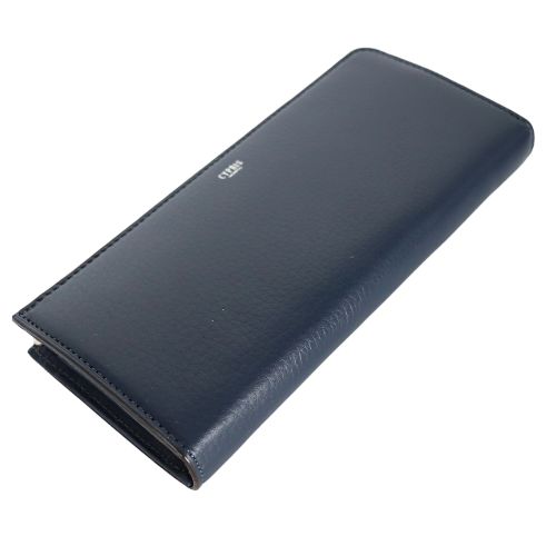 【10%OFFクーポン】モルフォCYPRISキプリス トゥージュール ハニーセル束入れ 長財布(L字ラウンドファスナー) ネイビー メーカー品番2460-5｜文具のある暮らし