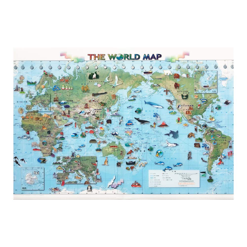 楽天市場 Cfiw 東京カートグラフィック クリアファイルイラスト世界地図 タテ ダブルポケット 文具の森 楽天市場店