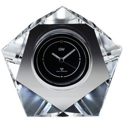 楽天市場】置き時計 マクロス 電波時計 gw1000-11215 ナルミ グラス