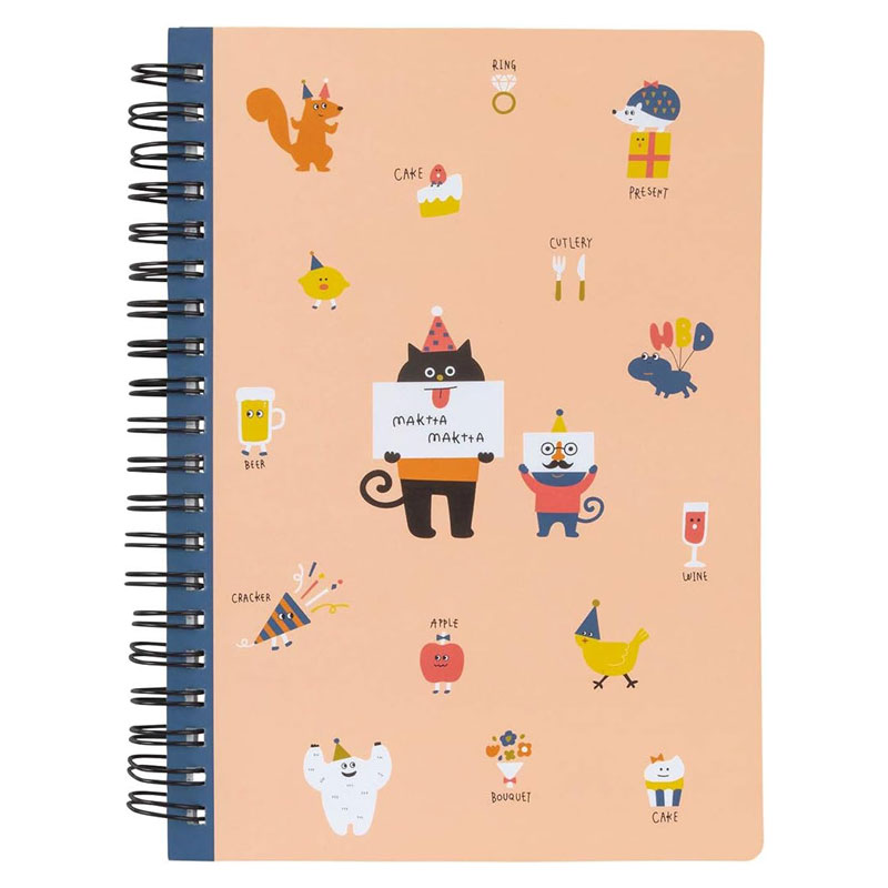 楽天市場】マロンクリーム WリングノートB6 ダブルリング ノート メモ