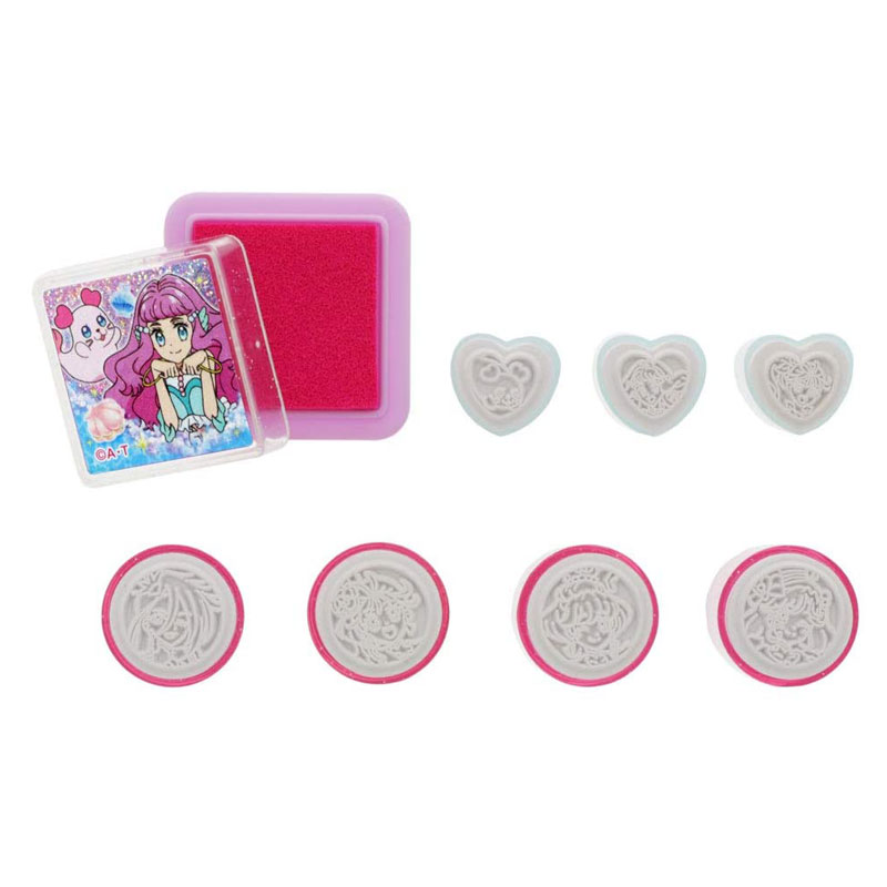 楽天市場 トロピカル ジュ プリキュア ジュエリーコンパクトスタンプセット 女の子 キッズ プレゼント アクセサリー 文具の森 楽天市場店