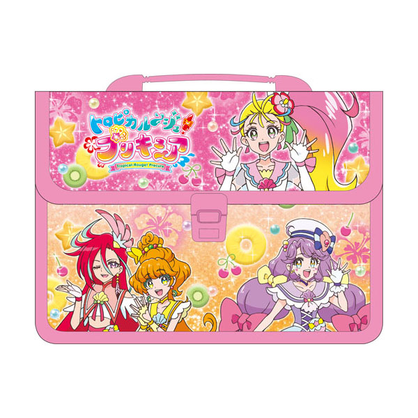 トロピカル〜ジュ！プリキュア ステーショナリーバッグ 女の子 キッズ プレゼント グッズ オシャレ 入園祝い 誕生日 クリスマス画像