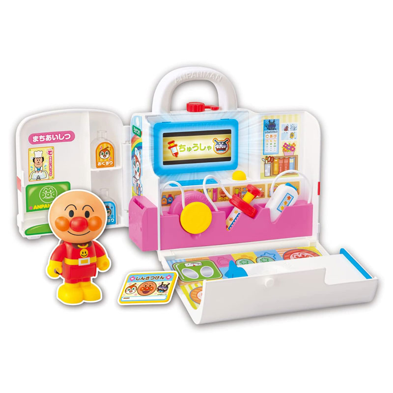 市場 アンパンマン びょういん 知育玩具 クリスマス げんき１００ばい プレゼント ピカッとしんだん