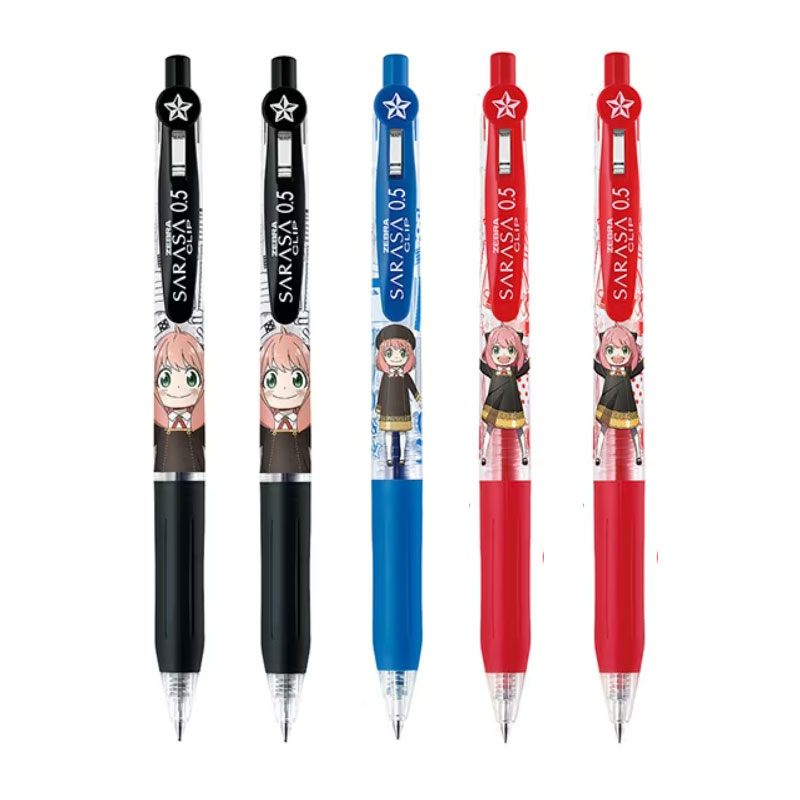 楽天市場】サラサクリップ スパイファミリー 5色セット 限定 ゼブラ