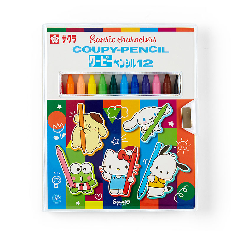 楽天市場】ハローキティ クーピーペンシル 12色セット サクラ
