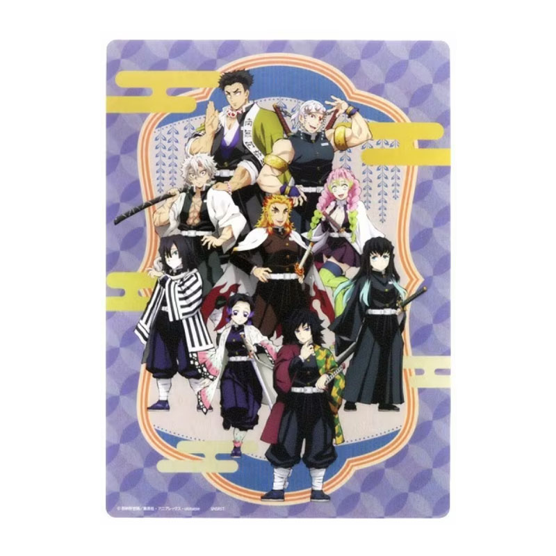 鬼滅の刃 A4サイズ　黒縁仕様　セット 鬼滅の刃 螺鈿風シリーズ アクリルスタンド Vol.4 時透無一郎