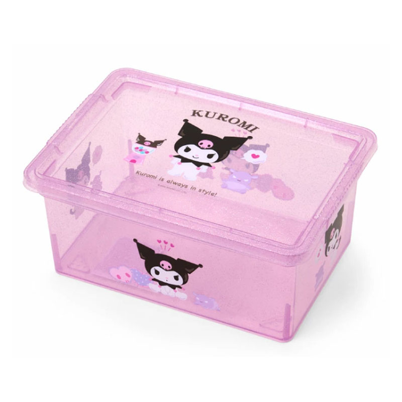 クロミ 蓋付きコスメボックス サンリオ クロミちゃん フタ付きコスメケース メイクボックス
