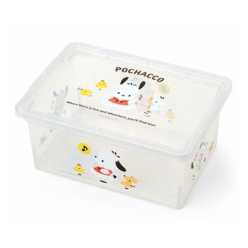 サンリオ 3ボックス付き収納ケース SOFVIMATES ポチャッコ カレー皿 72235-9.jpg