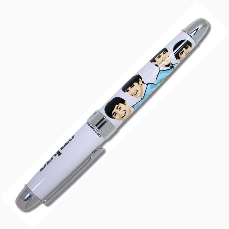【限定版】THE BEATLESビートルズ　ボールペンカードケース ACME ビートルズ ローラーボールペン＆カードケースセット