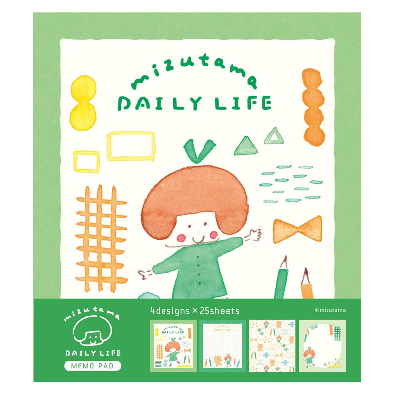 楽天市場】メモ mizutama みずたまパン工房 100枚 メモ帳 : SmartZakka