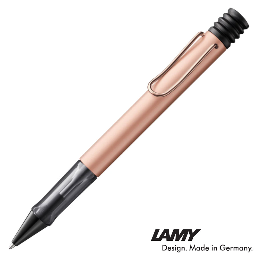 LAMY ボールペン ルクス Lx サクラ色ゴールド オシャレ 名入れボールペン 差し上げ物 飛び切り 御祭り 軽銀 専用入れもの付き添い人 差し上げ物