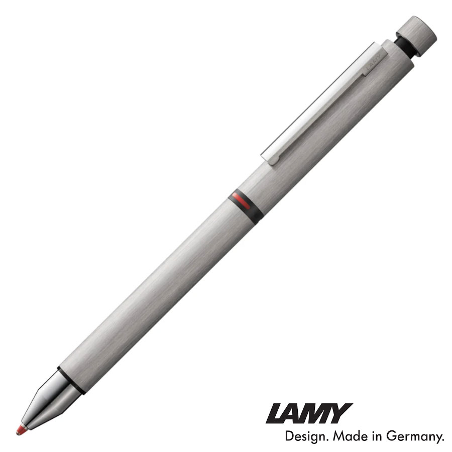LAMY 多機能ペン トライペン st ステンレス 名入れ無料 プレゼント スタイリッシュ オシャレ