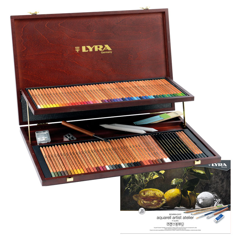 楽天市場】LYRA リラ 油性色鉛筆 ポリカラー メタルボックス入り 72色