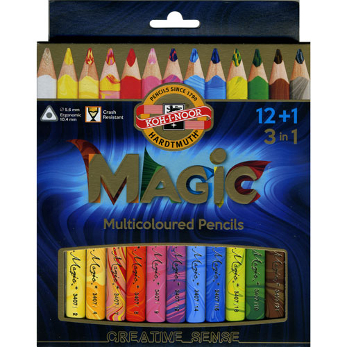 楽天市場】コヒノール マジックペンシル 24色セット 【KOH-I-NOOR