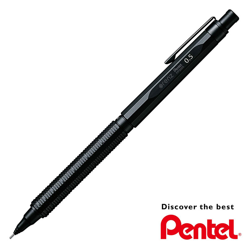 楽天市場】ぺんてる オレンズ・ネロ 0.2 最高峰モデルの黒軸ボディ