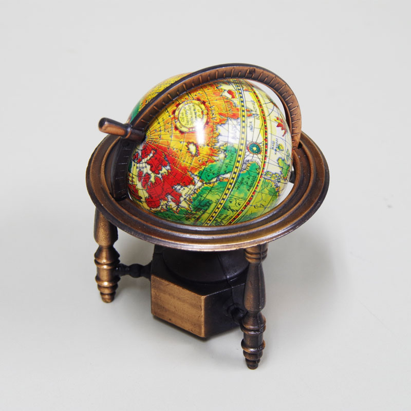 楽天市場】『アンティーク調 鉛筆削り』 地球儀 細長タイプ ミニチュア